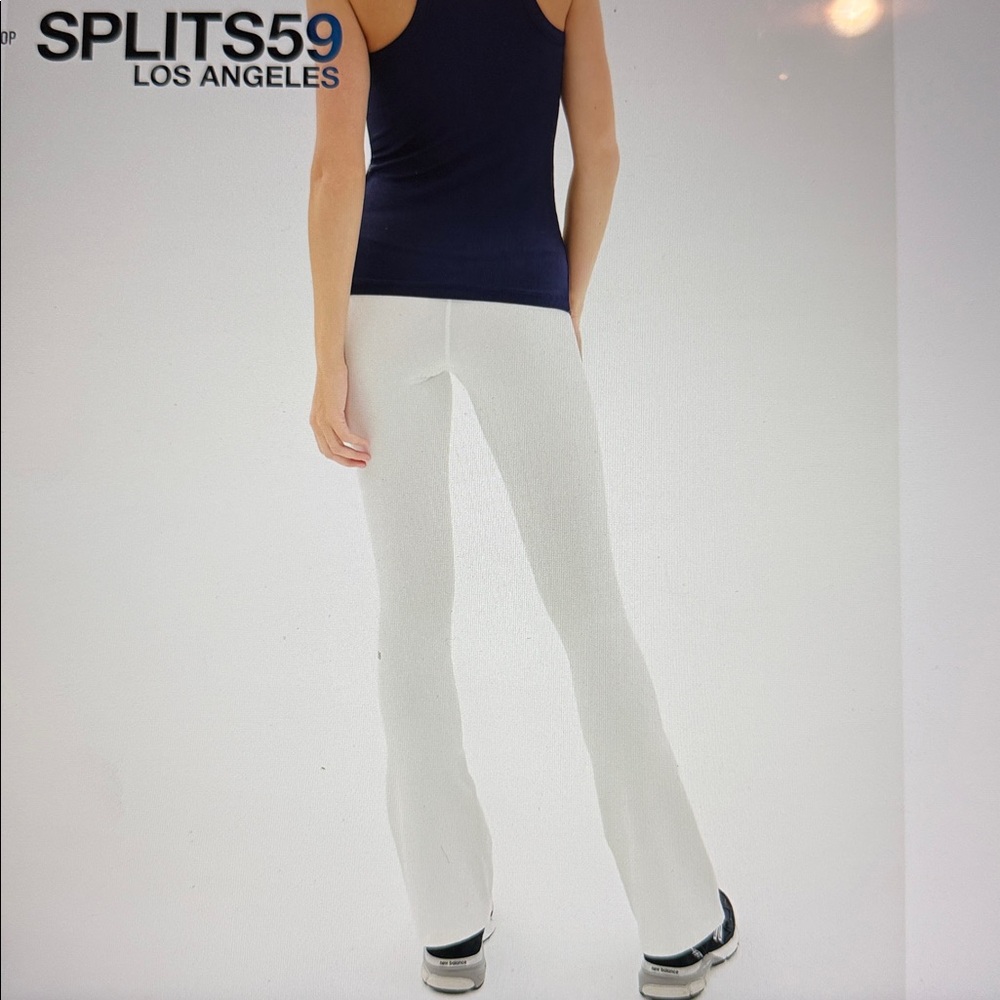 BRAND NEW Splits59 white flare crop leggings size XS HOT FOR SPRING - Picture 3 of 9